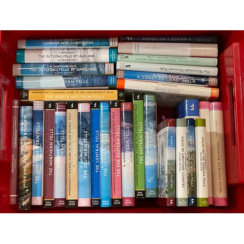 90 - A MASSIVE COLLECTION WAINWRIGHT BOOKS INC. HARDBACK SETS, WALKERS GUIDES ETC., PROVENANCE:  FROM THE... 