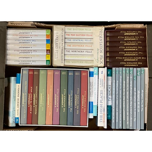 90 - A MASSIVE COLLECTION WAINWRIGHT BOOKS INC. HARDBACK SETS, WALKERS GUIDES ETC., PROVENANCE:  FROM THE... 