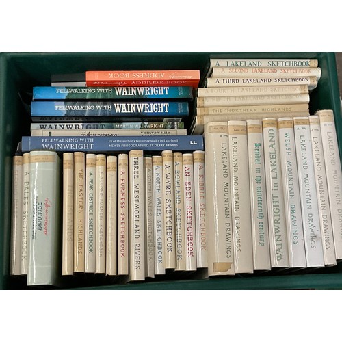 90 - A MASSIVE COLLECTION WAINWRIGHT BOOKS INC. HARDBACK SETS, WALKERS GUIDES ETC., PROVENANCE:  FROM THE... 