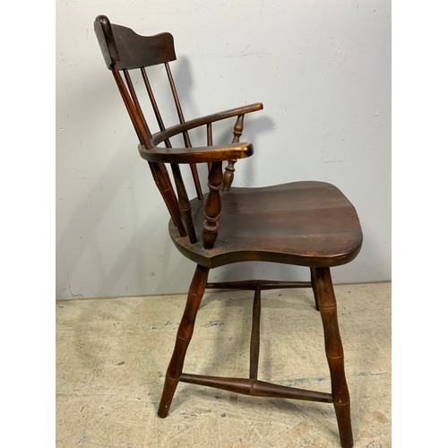 611 - NEW ENGLAND STYLE COMB BACK CHAIR