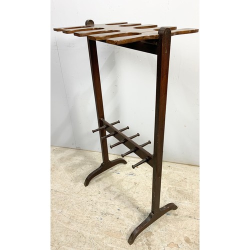 560 - MAHOGANY BOOT STAND 90cm TALL