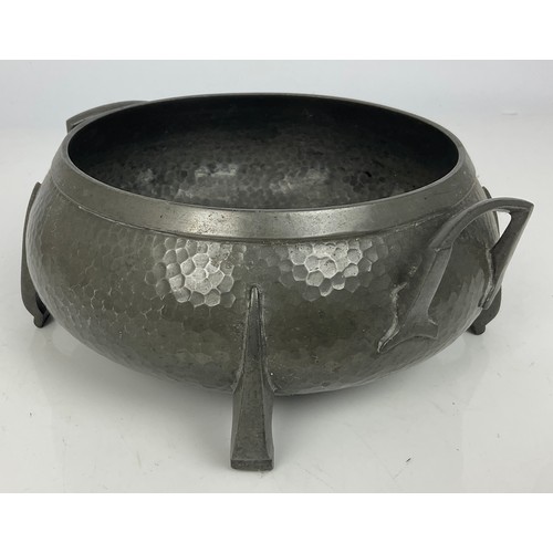 271 - TUDRIC STYLE HAMMERED PEWTER BOWL