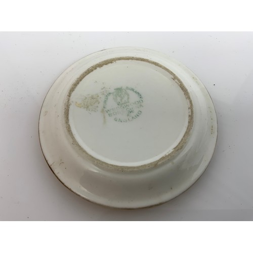 161 - HAND PAINTED FRUIT WEDGWOOD PORCELAIN DISH IN THE MANNER OF ROYAL WORCESTER