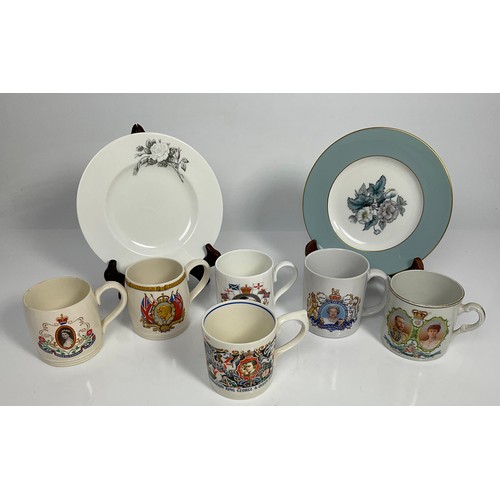 156 - COMMEMORATIVE TANKARDS INCLUDING DAME LAURA KNIGHT, ROYAL WINTON EXAMPLES, ETC