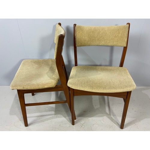 487 - SET OF 6 LATE CENTURY DINING CHAIRS POSSIBLY SCANDINAVIAN DESIGN - TRADE ONLY