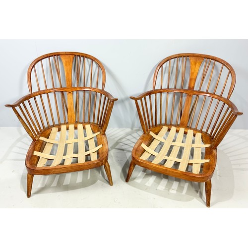 607 - PAIR OF ERCOL EASY CHAIRS