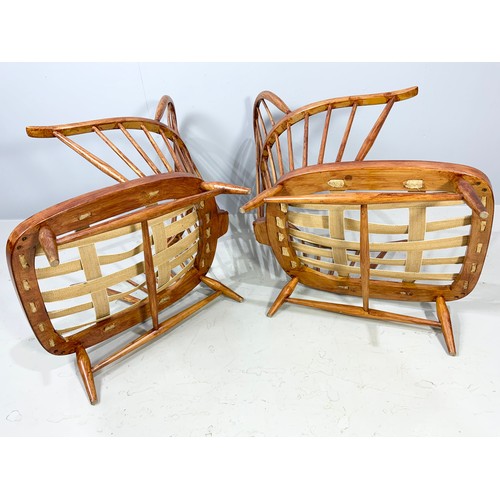 607 - PAIR OF ERCOL EASY CHAIRS