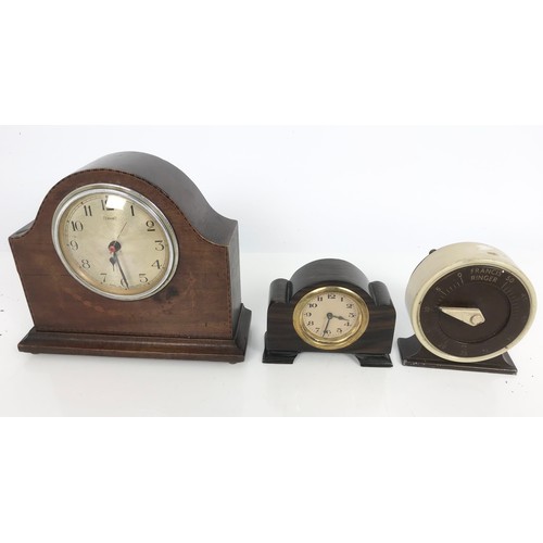 228 - MANTLE CLOCKS INC WESTCLOX, SMITHS, FERRANTI ETC