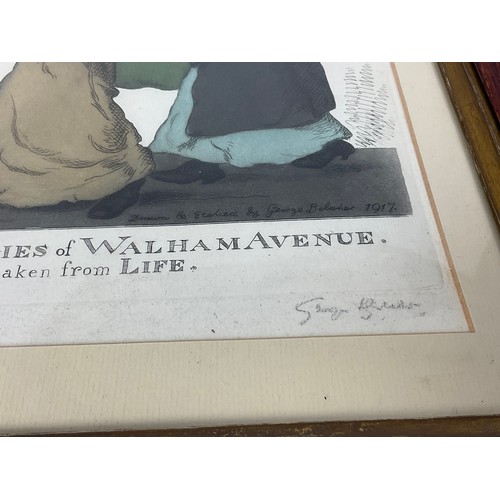 43 - PRINT 2 LADIES OF WALTHAM AVENUE AND PRINT “DARLING OF THE NATIONAL SPORTING CLUB”