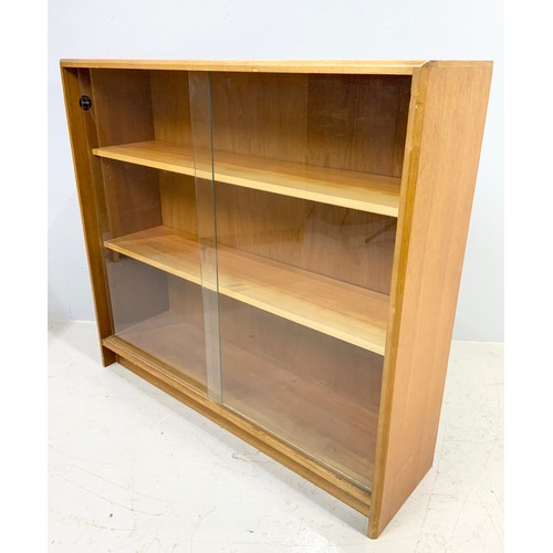 523 - SET OF GLAZED BOOKCASES 83cm TALL