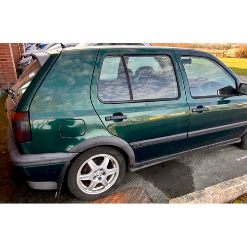 1 - MOTOR VEHICLE VW VOLKSWAGEN GOLF GTI, R604WOH, 1984 CC, PETROL, NO KEYS, NO DOCUMENTS, SOLD AS SEEN,... 