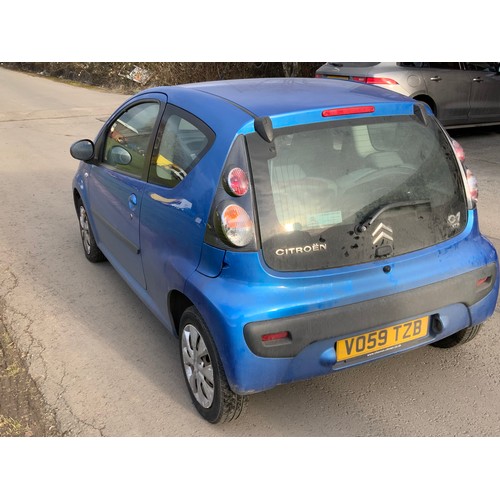 2 - LOW MILEAGE CITROEN C1 HATCHBACK 1.0I VTR VO 59 TZB FIRST REGISTERED 5 SEPTEMBER 2009, BELIEVED LESS... 