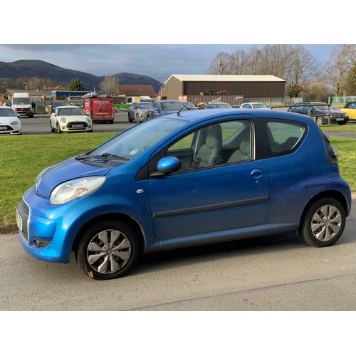 2 - LOW MILEAGE CITROEN C1 HATCHBACK 1.0I VTR VO 59 TZB FIRST REGISTERED 5 SEPTEMBER 2009, BELIEVED LESS... 