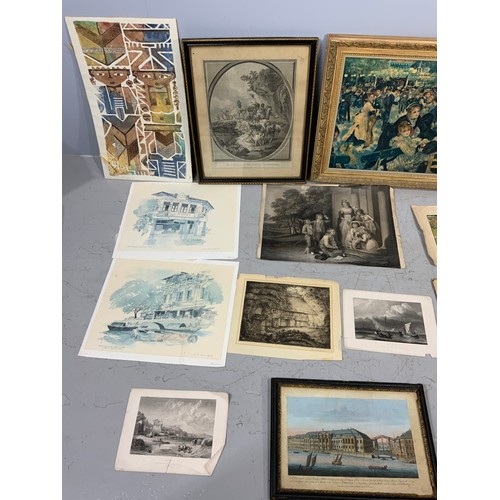 48 - MISC. ETCHINGS AND PRINTS