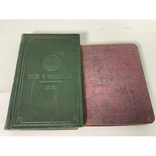 225 - LANCASHIRE & YORKSHIRE RAILWAY, RULES & REGULATION NOVEMBER 1897 REPRINTED WITH REVISIONS 1913 EDITI... 