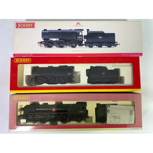 345 - HORNBY R2310 MERCHANT NAVY 35016 ELDERS FYFFES BOXED & R2344 SR Q1 33009 WEATHERED EDITION