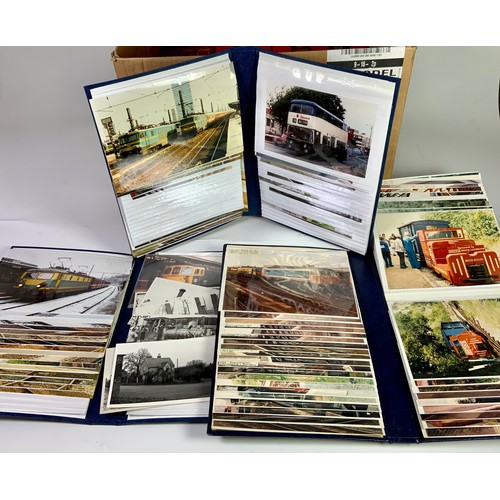 222 - 14 FLIP OVER PHOTO ALBUMS, MOSTLY BR POST 1995, SR BIAS, COLOUR & B&W, STEAM MOSTLY PRESERVATION ERA... 