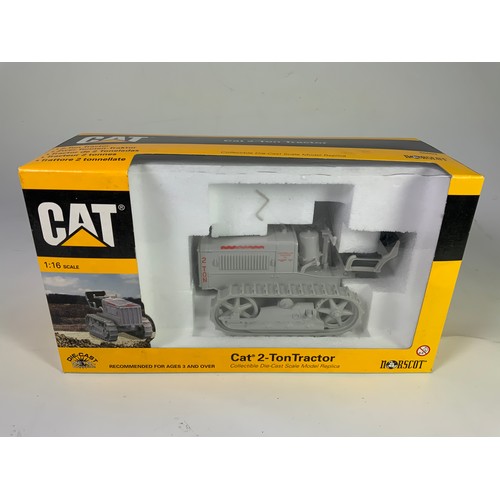 129 - CAT BOXED, CAT 2 TON TRACTOR 1:16 SCALE 55003