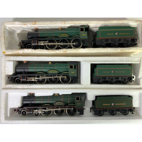 370 - HORNBY / TRIANG HORNBY 4 BOXED 4983 ALBERT HALL LOCOMOTIVES & A KNELLER HALL.