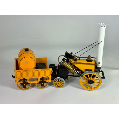 284 - HORNBY 3.5 INCH LIVE STEAM MODEL OF STEPHENSONS ROCKET, BOXED