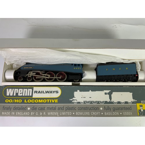 408 - WRENN, BOXED LOCOMOTIVE, W2210 /AM2 LNER A4 GOLDEN FLEECE 5P, LNER GARTER BLUE