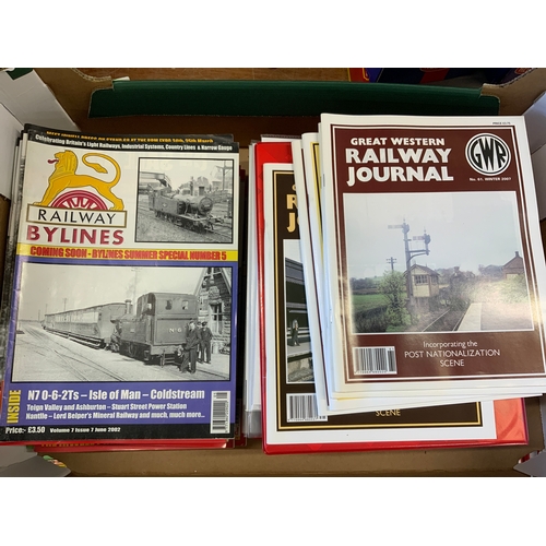 257 - GREAT WESTERN JOURNALS, RAILWAY BYLINES & PROFILE MAGAZINES