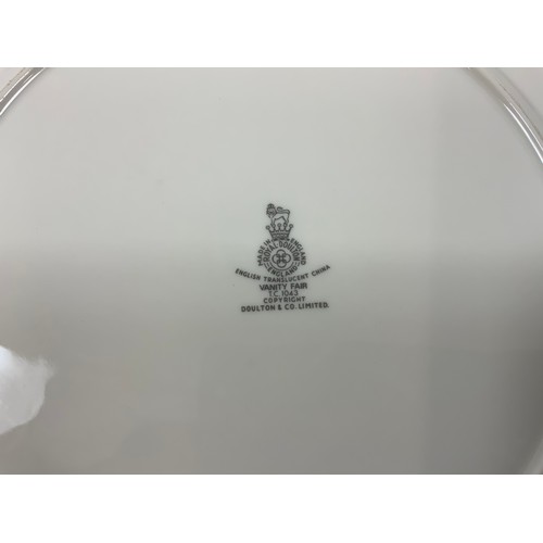 228 - ROYAL DOULTON VANITY FAIR TEAWARE 1 TRAY