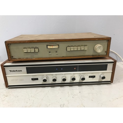 447 - 4 VINTAGE HI FI UNITS INCLUDING LINSLEY HOOD 75, LINSLEY HOOD STERO 30, TELETON