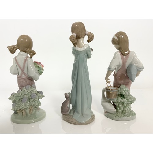 131 - 3 LLADRO FIGURINES SATURDAY CHILD ETC