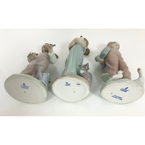 131 - 3 LLADRO FIGURINES SATURDAY CHILD ETC