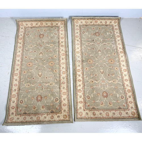 682 - TWO MASTERCRAFT NOBLE ART PATTERN RUGS 160cm x 80cm