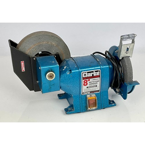 507 - CLARKE WHETSTONE BENCH GRINDER