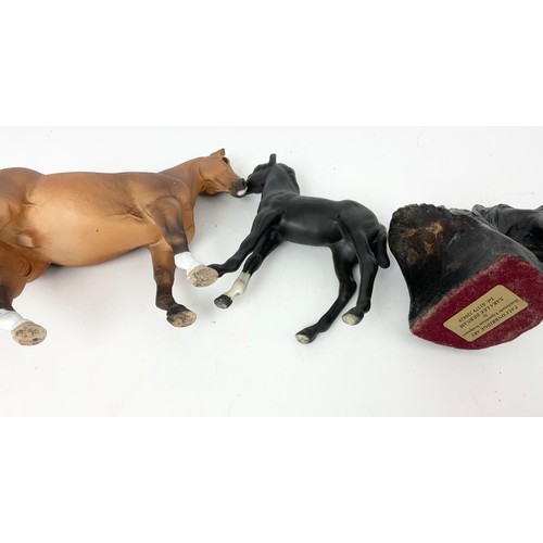 151 - 3 HORSE MODELS INC  NORTH LIGHT & FALCONBRIDGE ART