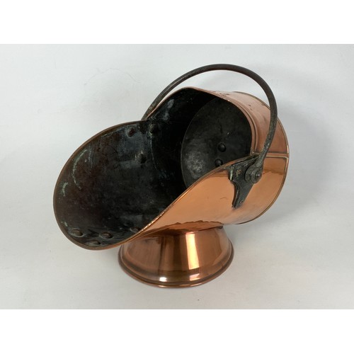 328 - COPPER COAL BUCKET