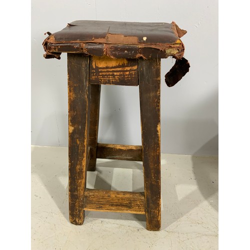 573 - STOOL WITH A LATE CENTURY STOOL TRADE ONLY