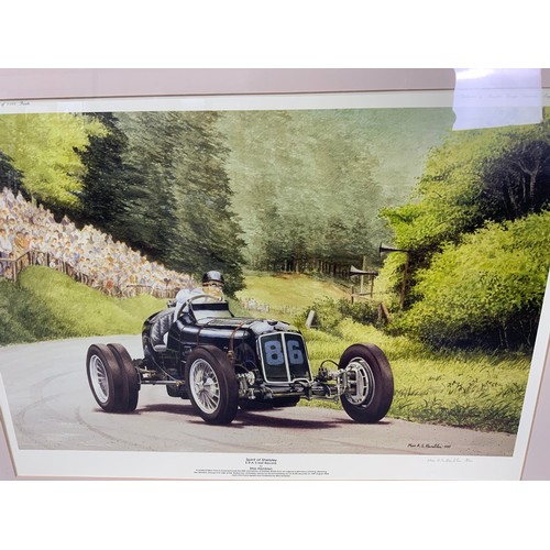 32 - SIGNED PRINT OF SHELSLEY HILL CLIMB