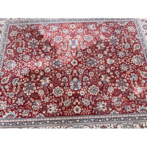 694 - ROYAL BY LANO RED GROUND RUG / CARPET 300cm x240cm