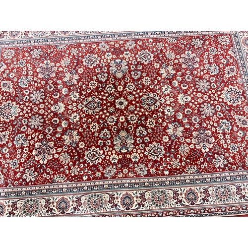 693 - ROYAL BY LANO RED GROUND RUG 290cm x 200cm