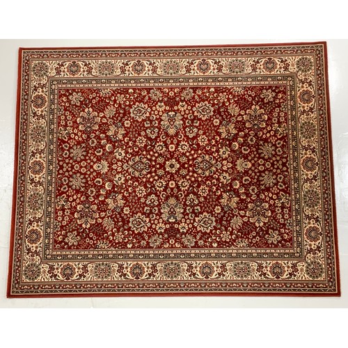 687 - ROYAL BY LANO RED GROUND RUG 250cm x 200cm