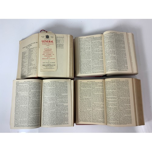 74 - 4 EDITIONS, KELLY’S HANDBOOK TO THE TITLED LANDED & OFFICIAL CLASSES, 1941 1942, 1944 & 1953