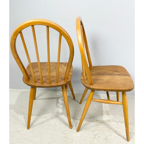 661 - 2 ERCOL STYLE DINING CHAIRS