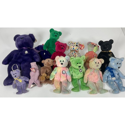 54 - COLLECTION OF TY BEANIE BABIES, BEARS, ETC.