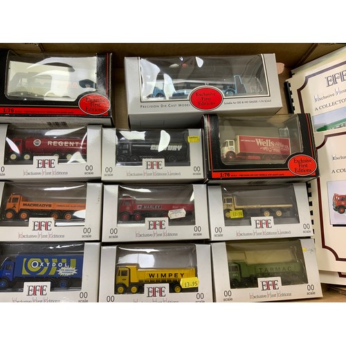 167 - 00 SCALE MODEL DIE CAST VEHICLES, EFE, ALL BOXED EARLY MODELS, 11 IN TOTAL , ATKINSON, AEC, WELLS SO... 