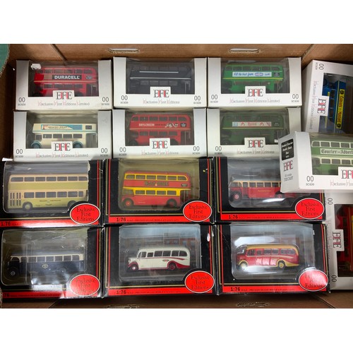 171 - 15 DIECAST MODEL BUSES, ALL BOXED, EARLY & LATER EDITIONS, INC WALLASEY ATLANTEAN, HALF CAB DOUBLE D... 
