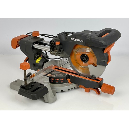 508 - EVOLUTION ELECTRIC MITRE SAW WITH LASER