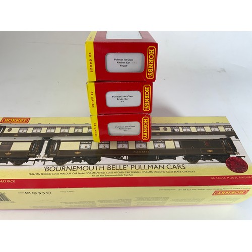 425 - INCOMPLETE HORNBY COACH PACK, R4169 PULLMAN CAR PACK, BOURNEMOUTH BELLE PULLMAN CARS  - BRAKE 63 AND... 