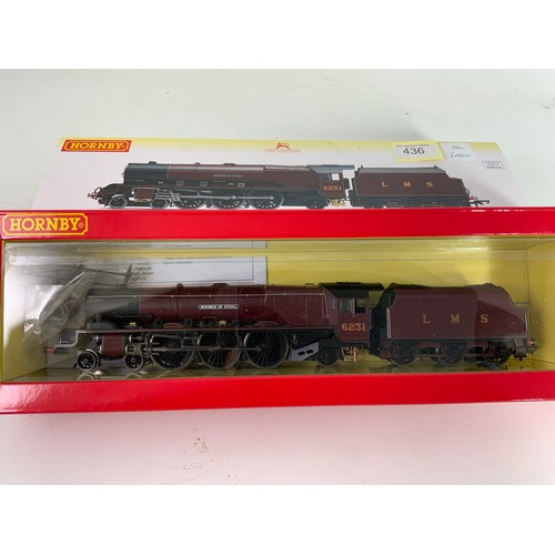 436 - HORNBY BOXED R3553 LMS CORONATION CLASS 6231 DUCHESS OF ATHOLL, BOX ADVISES DCC FITTED (NOT CHECKED)... 