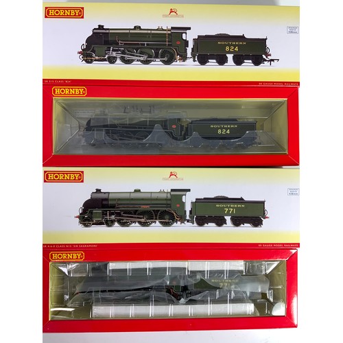 474 - HORNBY 2 BOXED MODELS, SOUTHERN RAILWAY INTEREST, R3010 SR 4-6-0 N15 771, & R3327 S15 S15 824, BOTH ... 