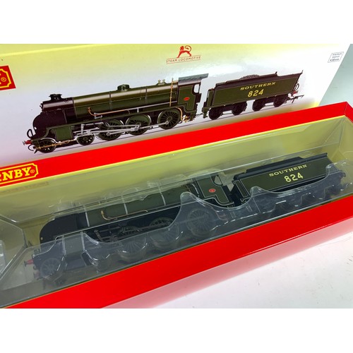 478 - HORNBY R3327 SR S15 CLASS 824 DCC READY, APPEARS UNUSED, & R2711 SR 4-4-0 T9 729, DCC READY, APPEARS... 