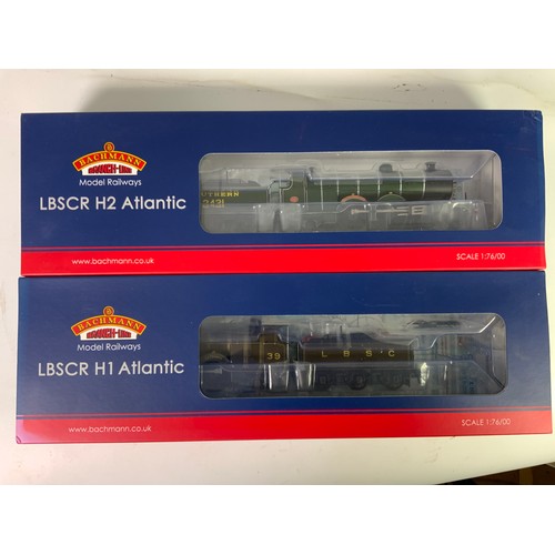 487 - BACHMANN, 2 BOXED LOCOMOTIVES, 31-910 H1 CLASS NO 39 LA FRANCE, LBSC LINED UMBER, 21 DCC, & 31-920 H... 